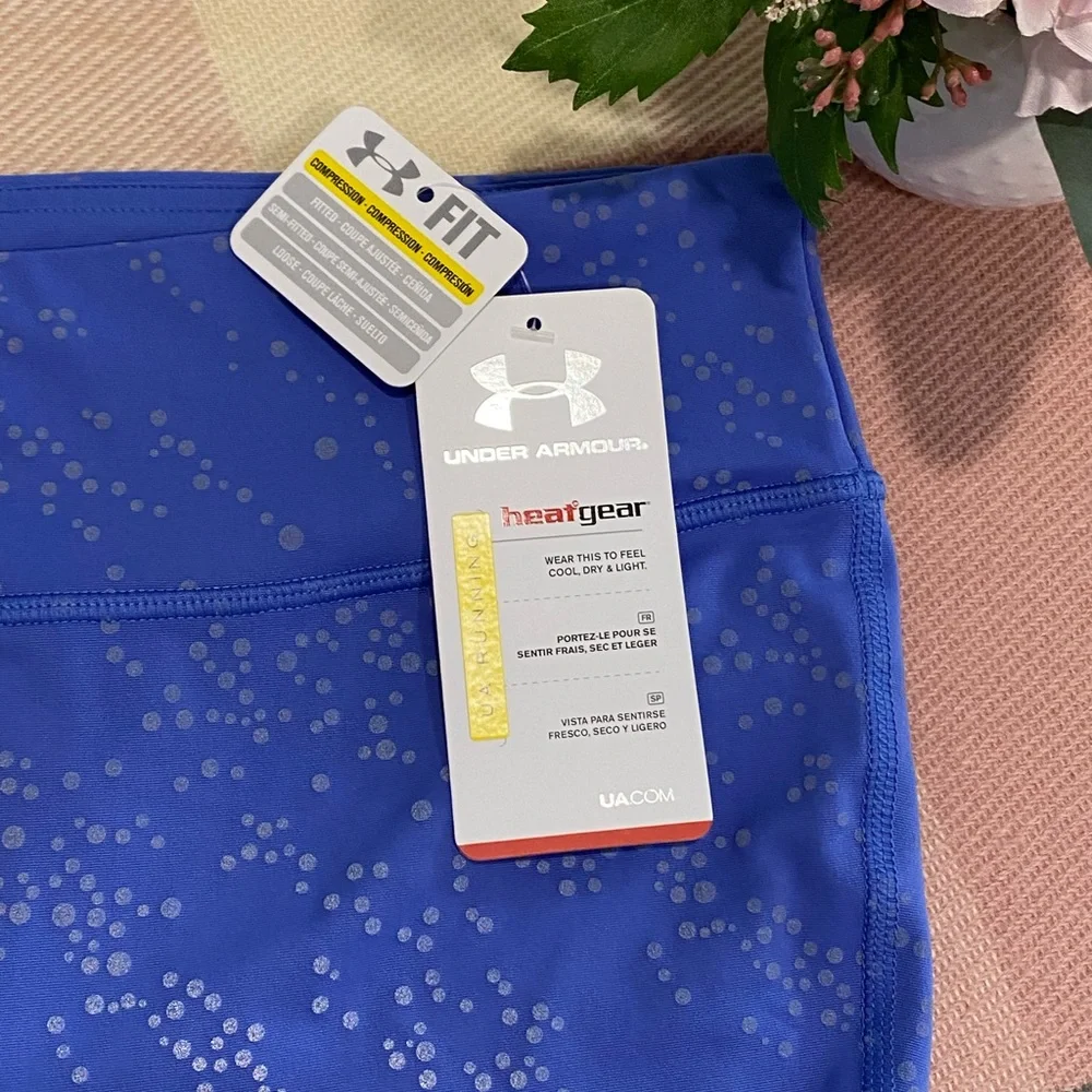 NWT! Under Armour Reflective Mirror Luminous Capri Running Leggings - Picture 11 of 11